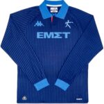 Kallithea Thuisshirt 2025 - Grieks Voetbalshirt - Lange Mouwen- Athens Kallithea FC - Kappa - Maat S - Globalsoccershop