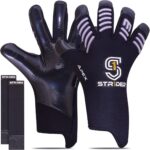 Str1der Apex keepershandschoen | Zwart | Maat 9