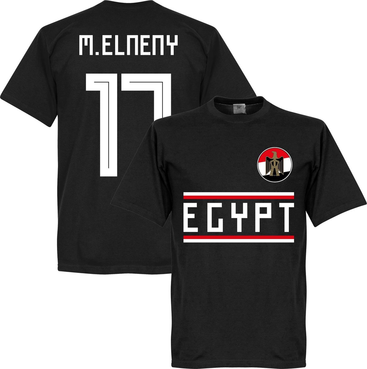 1192x1200-13 Egypte M. Elneny Team T-Shirt - 5XL - Afbeelding 1