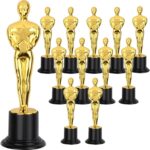 Gouden Mini Trophies voor Kinderen, Plastic Sportprijzen voor Voetbal, Feestjes en Schoolawards, 15.2 cm Hoog