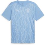 Puma Manchester City Fc 24/25 Voor De Wedstrijd T-shirt Met Korte Mouwen Blauw L Man,Vrouw