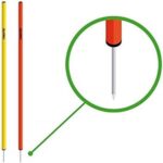 Trainingspalen Set 24x Slalom Horden Hoogte 170 cm Voor Voetbal en Teamsporten