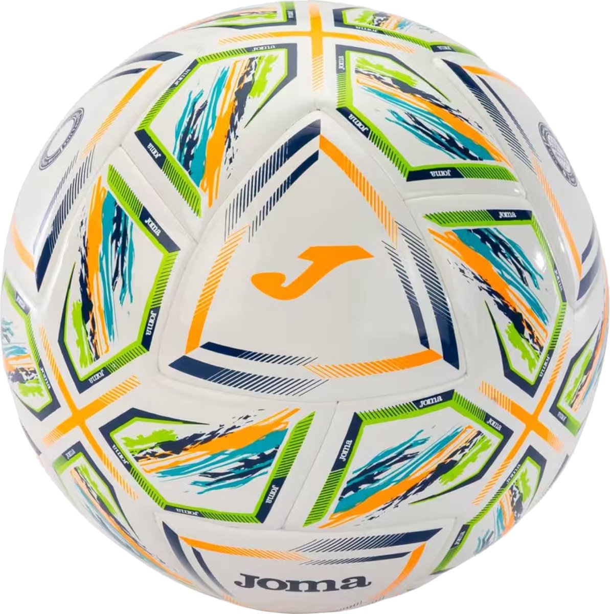 1193x1200-45 Joma Halley II Ball 401268-214, Unisex, Wit, Bal naar voetbal, maat: 5 - Afbeelding 1