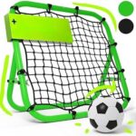 Core® Rebounder voetbal - Rebounder – Stuitbaltrainer – Verstelbaar – Neongroen - 50cm x 75cm x 75cm