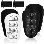Mini Scheenbeschermers voor Voetbal, 2 Pairs, Bescherming voor Kinderen en Tieners, 10 x 6 cm, Inclusief Draagtas en Comfortabele Pasvorm
