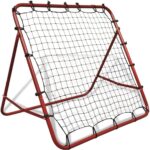 Instelbare Voetbal Terugslagdoelman Staal 100 x 100 cm