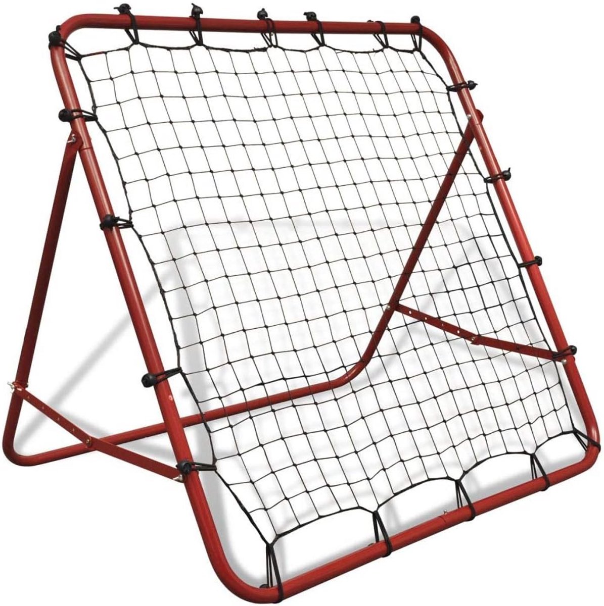 1195x1200-33 Instelbare Voetbal Terugslagdoelman Staal 100 x 100 cm - Afbeelding 1