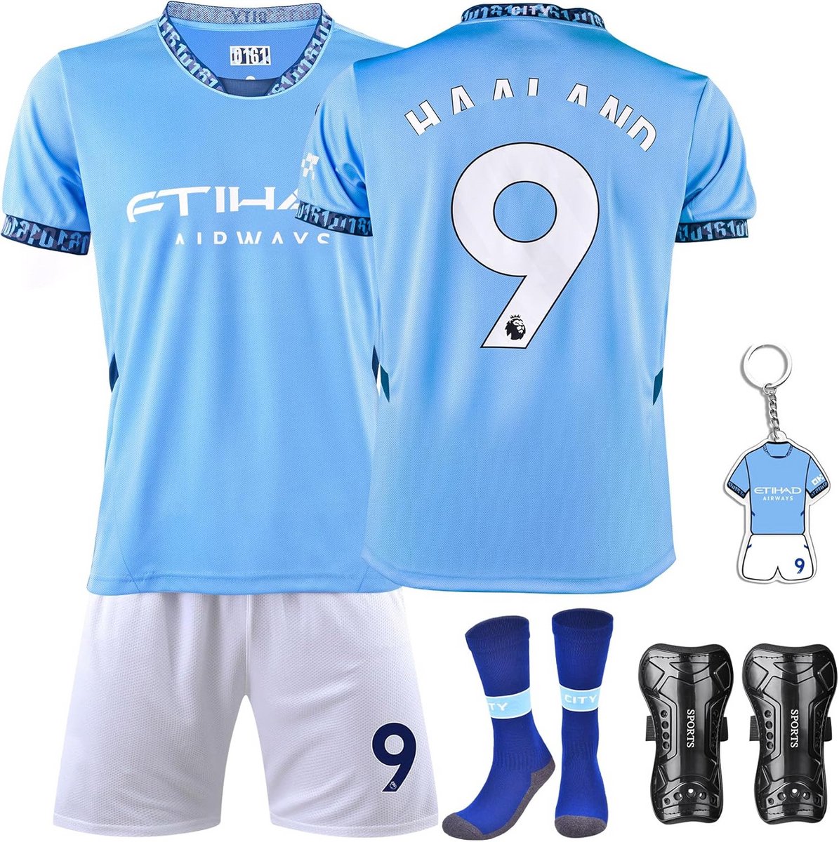 1195x1200-41 Compleet Kinder Voetbaltenue Set (Shirt, Broek, Sokken) - Jongens & Meisjes Cadeau - Afbeelding 1