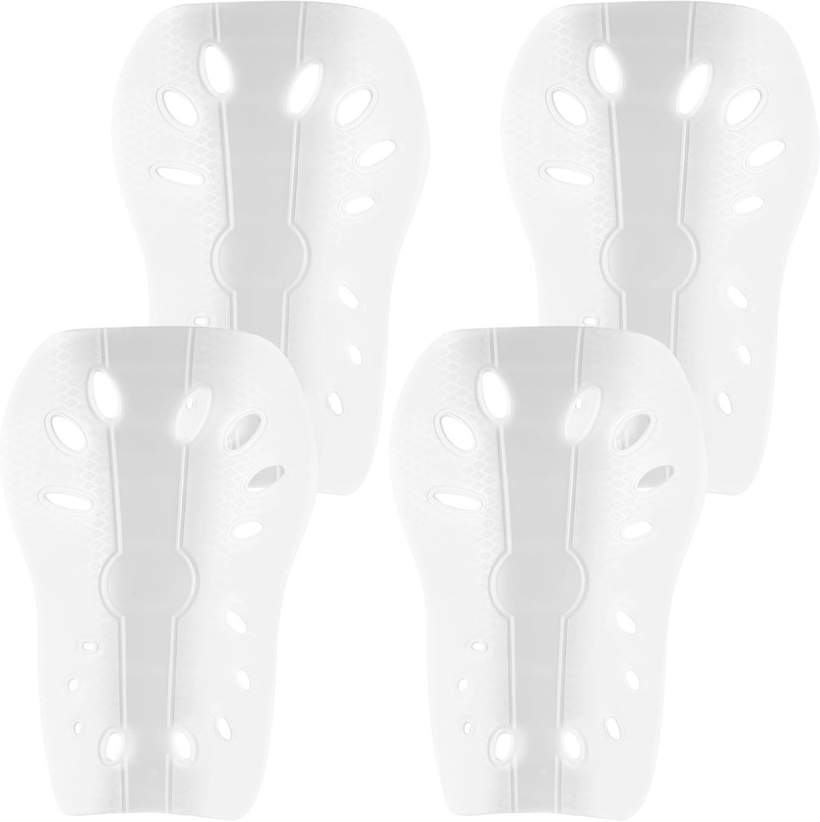 1196x1200-53 Set van 4 Mini Scheenbeschermers voor Voetbal, Bescherming voor Kinderen en Volwassenen, Ideaal voor Training en Wedstrijden, 10 x 13.5 cm - Afbeelding 1
