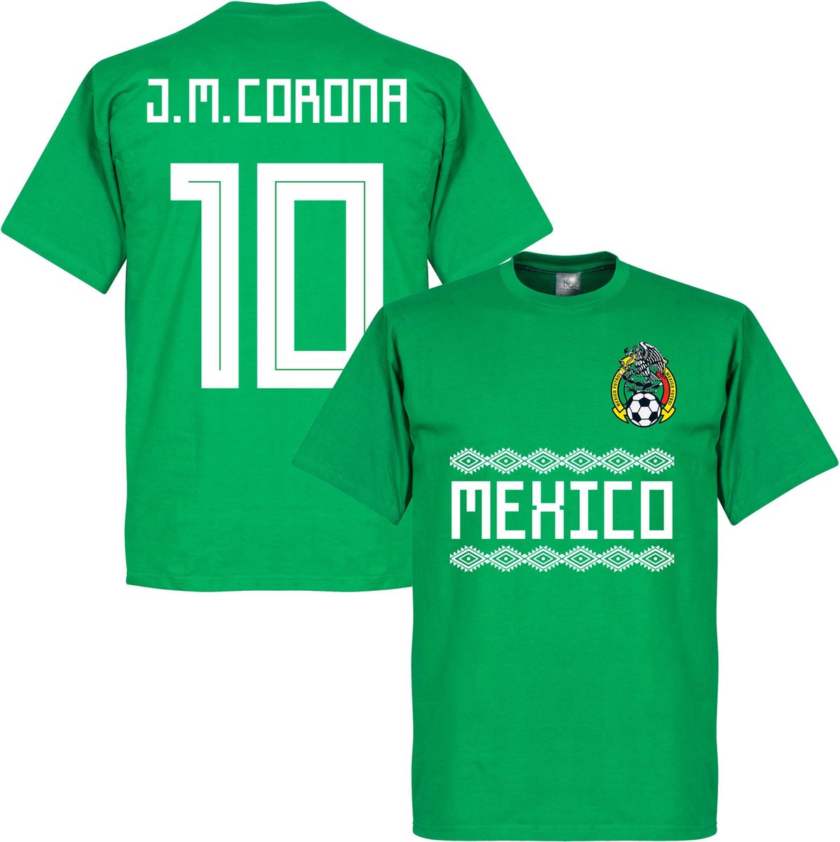 1198x1200-114 Mexico J.M. Corona 10 Team T-Shirt - S - Afbeelding 1