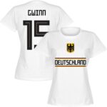 Duitsland Team Dames Gwinn 15 T-shirt - Wit - S