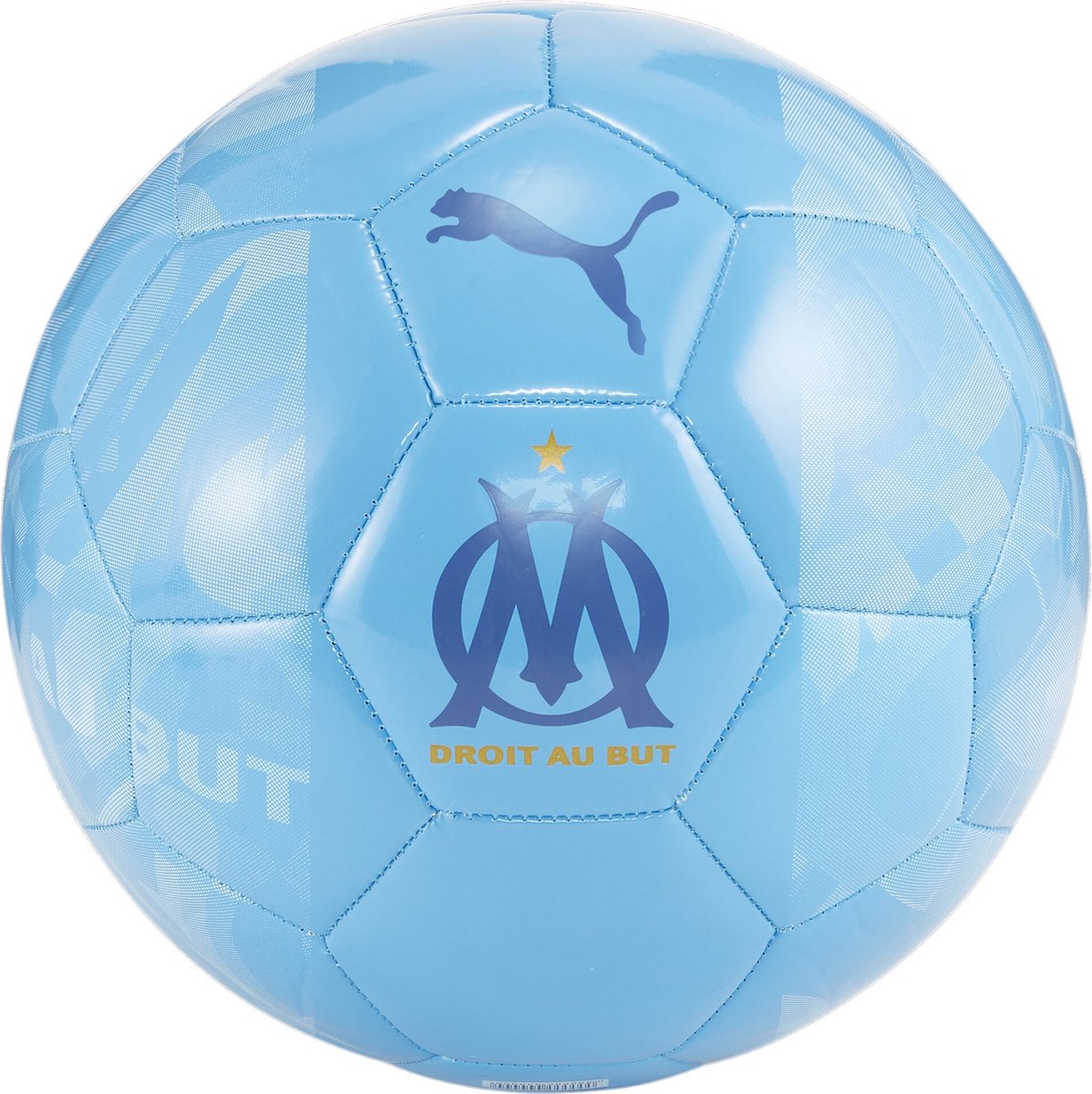 1198x1200-8 Olympique Marseille voetbal Puma Core - Maat 4 - blauw - Afbeelding 1