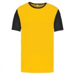 SportSportshirt Kind 4/6 years (4/6 ans) Proact Ronde hals Korte mouw Sporty Yellow / Black 100% Polyester