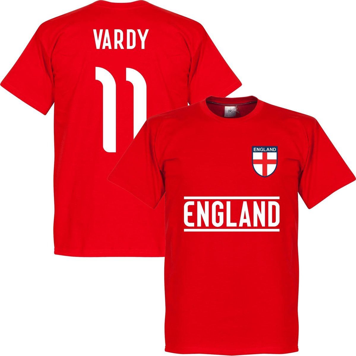 1199x1200-162 Engeland Vardy Team T-Shirt - M - Afbeelding 1