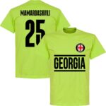 Georgië Mamardashvili 25 Team T-Shirt - Lichtgroen - L