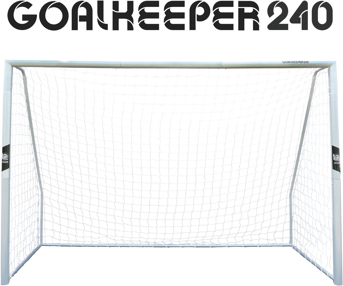 1200x1001 Ocean 5 Grote Voetbalgoal Goalkeeper, XXL Outdoor Voetbaldoel voor in de Tuin, van Metaal, Professionele Voetbalgoal Kind, Tiener en Volwassene, extra groot, 2,4 meter - Afbeelding 1