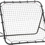 1 stuk - Voetbal-stuitermuur - Voetbalreboundmuur - Afmetingen: 96x80x96 cm - Gemaakt van zwarte metalen buizen en PE-materiaal - Geschikt voor trainingen en wedstrijden