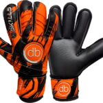 keeperschandschoenen db skills Oranje maat 7 verwijderbare fingersave - Black palm