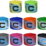 Football Captain Bracelet - 10Pcs Elastische Arm Band - Sport Captain Bracelets voor Jeugd en Volwassenen - Team Training - 10 Kleuren