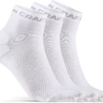 CRAFT ACTIVE MID SOCK 3-PACK Unisex Sportsokken - Wit