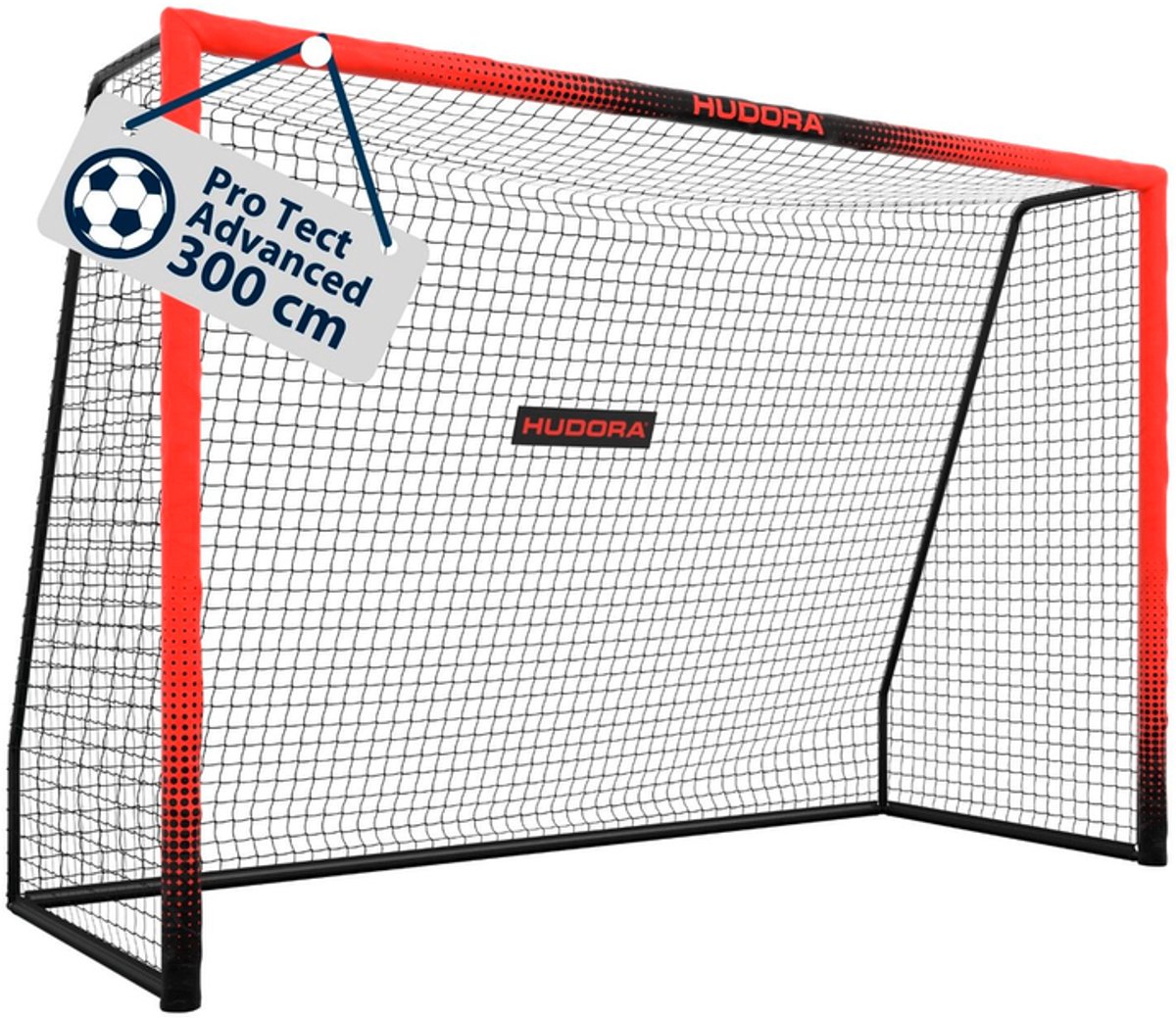 1200x1039-1 HUDORA Voetbaldoel Pro Tect 300 - Rood - Afbeelding 1