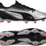 Puma King Match Fg/ag Voetbalschoenen Zilver EU 40 1/2