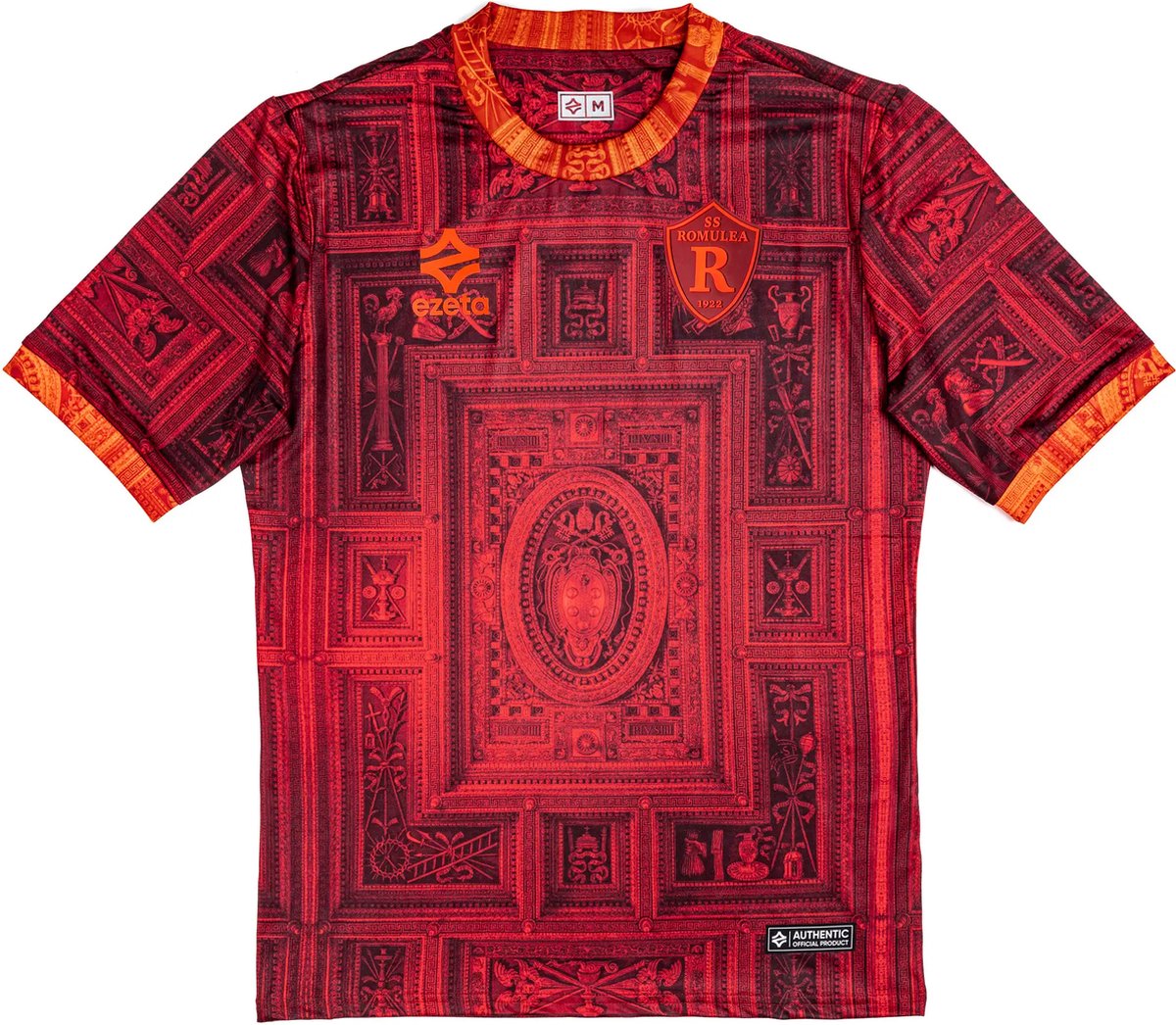 1200x1046-3 SS Romulea Shirt - SS Romulea - Voetbalshirt SS Romulea - Thuisshirt 2025 - Maat S - Italiaans Voetbalshirt - Unieke Voetbalshirts - Voetbal - Italië - Globalsoccershop - Afbeelding 1
