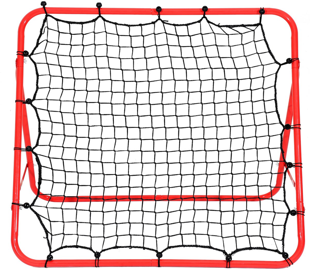 1200x1047-2 Draagbaar voetbal reboundnet met stalen frame en PE-net, eenvoudig te monteren voor reactie- en schietoefeningen - Afbeelding 1