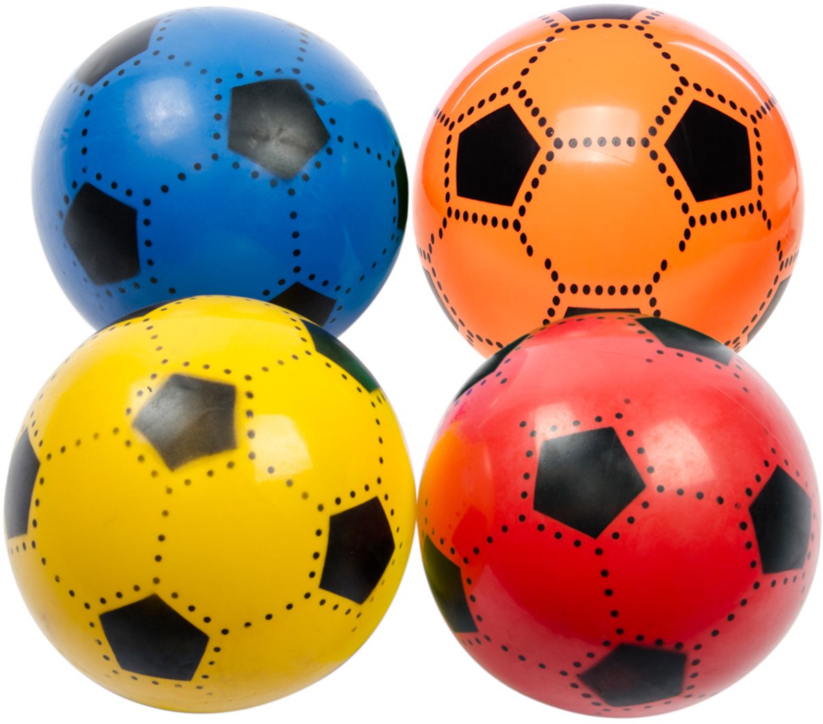 1200x1055-3 Duckiez Voetbal 23cm - 10 stuks - Afbeelding 1