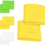 Allecto - Voetbal Been Bands - Siliconen Voetbalaccessoires - Geel - Unisex - Sportaccessoires voor elke voetbalfan - Comfortabel en duurzaam