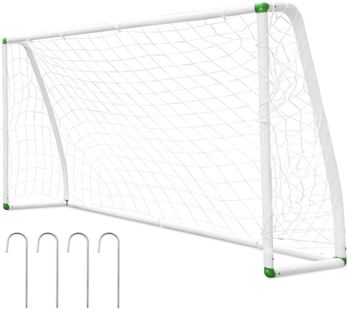 1200x1068-1 Voetbaldoel voor kinderen 245 x 155 x 90 cm tuindoel snel te monteren ideaal voor tuin en park - Afbeelding 1