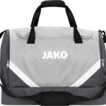 Jako Iconic (Bambini) Sporttas Met Bodemvak - Zachtgrijs / Antra Light | Maat: UNI