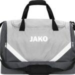 Jako Iconic (Senior) Sporttas Met Bodemvak - Antra Light / Zachtgrijs | Maat: UNI