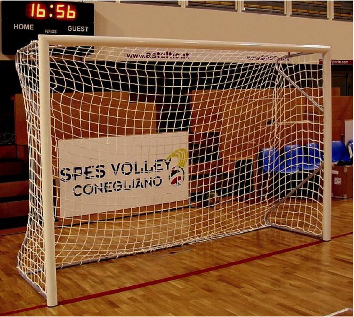 1200x1075 Voetbal/Futsaldoel te verzegelen 3 x 2m - Staal - Afbeelding 1
