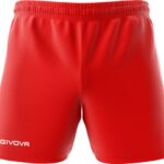 Voetbalbroekje/Sports Shorts Givova Short Capo Rood/Red, maat M
