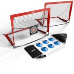 Pop-up Voetbaldoel Goal Master - Set van 2 - Rood