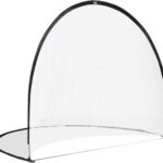 Voetbalkooi - Pop-up doel - Voetbaltraining thuis - Snelle installatie - 247x203x201.5cm - Zwart