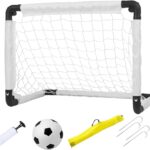 Voetbaldoel Kinderen - Mini Goal - Buiten Trainen - Opvouwbaar Met Net - 60x45x45cm