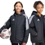adidas Jas Kinderen Tiro 26 Winter Zwart - Maat 152cm