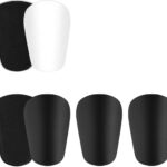 Mini Voetbal Scheenbeschermers - 6 Stuks, Extra Klein 8 x 5 cm, Bescherming voor Kinderen en Volwassenen, Ideaal voor Sport en Training
