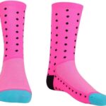 Ademende Compressie Sokken voor Mannen en Vrouwen | Durable Hardloopsokken voor Wandelen, Fietsen, Training | Roze