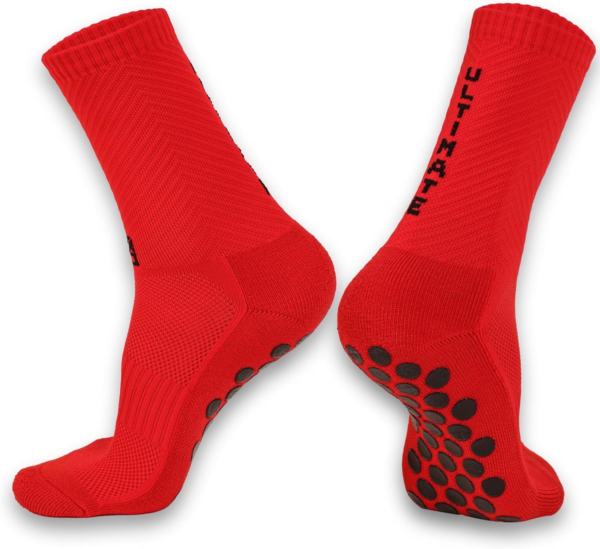 1200x1098-2 Antislip Sportsokken met Rubberen Noppen voor Voetbal, Basketbal en Hardlopen - Geschikt voor Dames, Heren en Kinderen - Afbeelding 1
