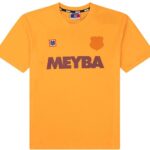 Meyba - Barcelona Retro Training T-Shirt - Oranje - Maat M