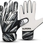 Voetbal keepershandschoenen voor kinderen - 4 mm latex palms met supergrip en vingerbescherming