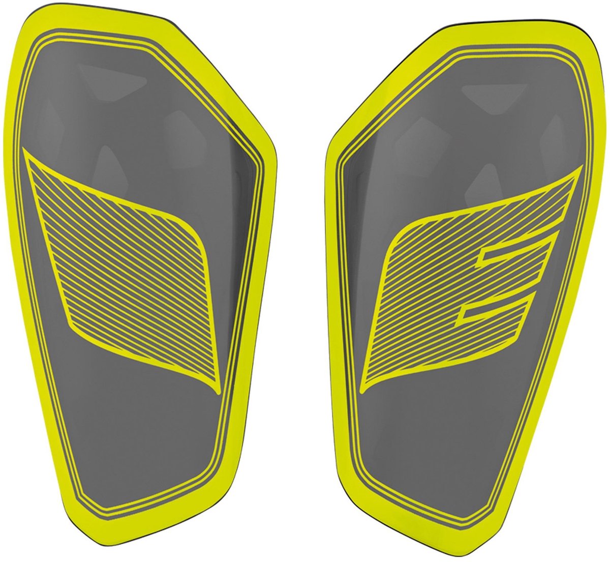 1200x1105-4 Erima Flex Guard Scheenbeschermer - Geel / Zwart | Maat: L - Afbeelding 1
