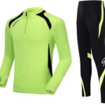Lange Mouw Voetbal Trainingspak voor Jongens en Mannen - Sneldrogend Buitenshuis Sportkleding Set