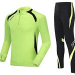 Lange Mouw Voetbal Trainingspakken voor Jongens en Mannen - Sneldrogende Buitensport Kleding Set
