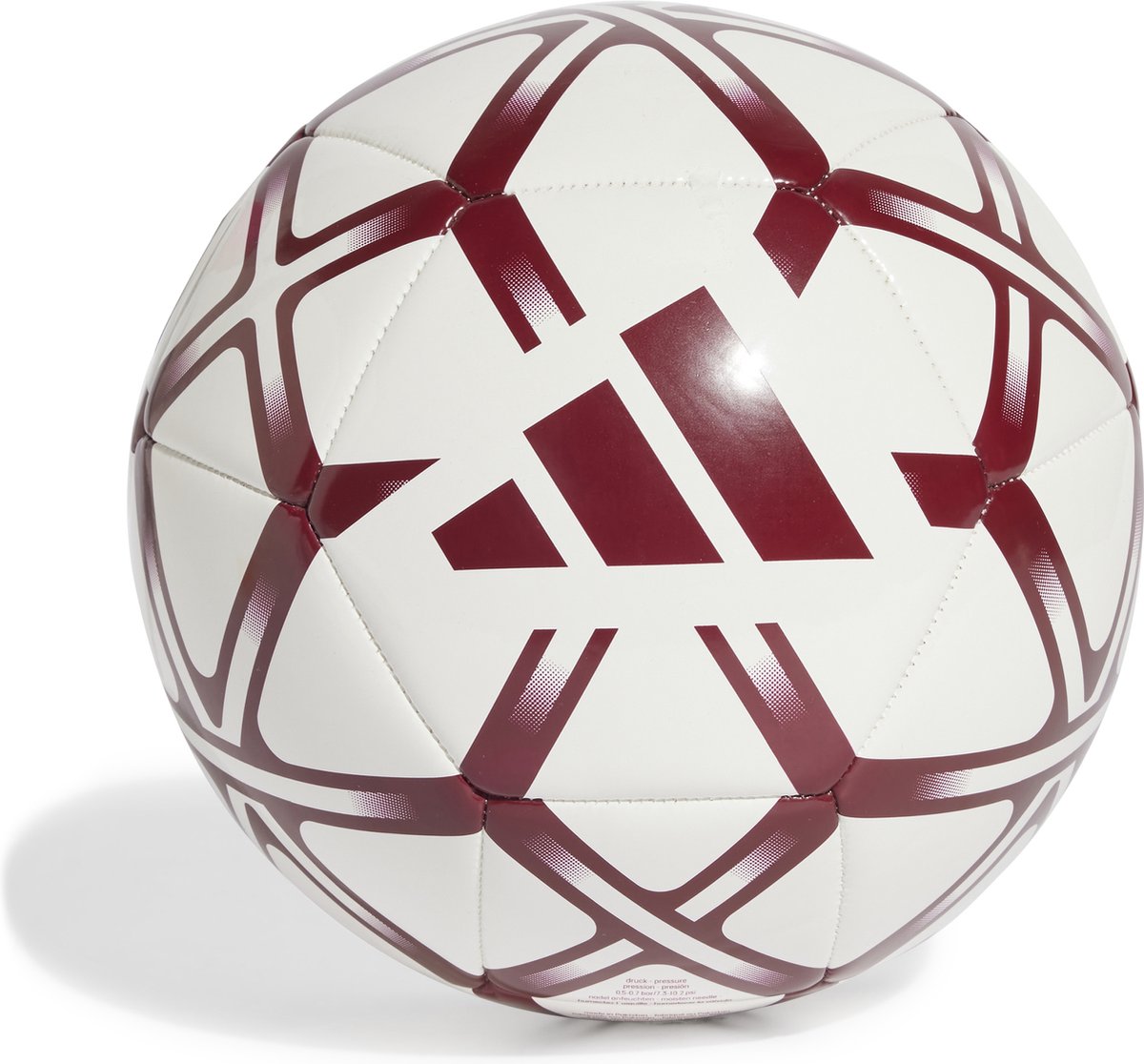 1200x1116-7 Adidas Starlancer Club Voetbal Rood 5 - Afbeelding 1