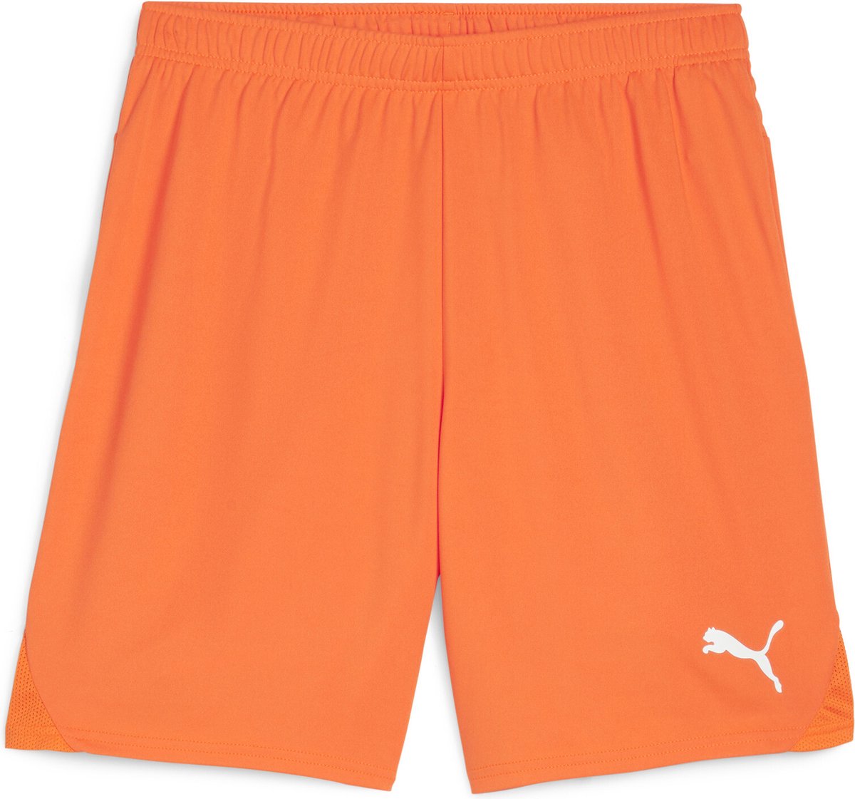 1200x1121-6 PUMA teamGOAL Shorts Heren sportbroek - Rickie Orange-PUMA White - Afbeelding 1