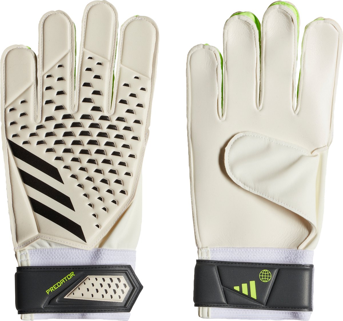 1200x1121-7 adidas Performance Predator Training Handschoenen - Unisex - Wit- 9 1/2 - Afbeelding 1